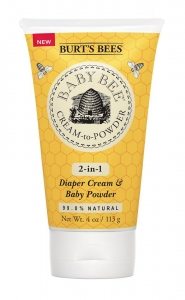 burt's bees baby bee cream-to-powder diaper cream