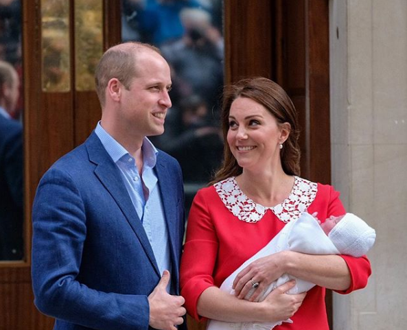 Duke and Duchess of Cambridge name their son Louis Arthur Charles maternity and infant family